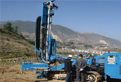G-310 Sab saum toj Drive Multi Functional Drilling Rig Rau Pit Mining